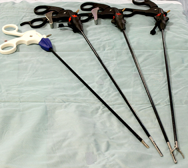 Instruments used in keyhole surgery